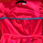 Mac Duggal NEW IEENA FOR Pink Long Sleeve Structured Bow Draped Gown Size 6 Photo 4