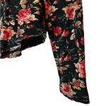 Anthropologie Pilcro  Thermal Waffle Knit Top Floral Womens Petite XS Photo 6