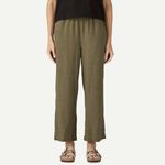 Patagonia NWT Garden Island Pants in Army Green Wide Leg Stretch Size Small Photo 1