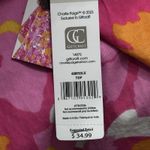 Charlie Paige  Floral‎ Top Shirt Size XL Floral Babydoll Pink Beach Resort NWT Photo 4