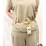 Christopher Ross Gold Bird Buckle with Suede Thin Waist Belt Womens One size Brown Photo 1