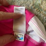 The North Face  Womens VaporWick Short Sleeve Tee Shirt Pink Medium V Neck Fitted Photo 4