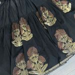 Festival Party Wear Cotton Fabric Indian Handmade Anarkali Kurti New Black Size M Photo 4