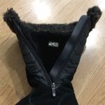 Lands' End Lands’ End Tall Black Suede Faux Fur Trimmed Boots Photo 3