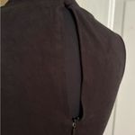 Altar'd State Black Mini Dress with suede look and feel w/ back keyhole cutout Photo 4