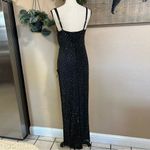 Lulus NWT  A-Lister Black Rhinestone Bustier Maxi Dress Photo 5