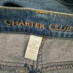 Charter Club  10P straight leg medium wash jeans. Photo 3