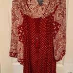 Angie Paisley V Neck Tunic Photo 0