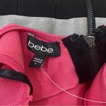 Bebe Pink/Gray/Black Colorblock Fit & Flare Bandage Dress Size S New (Old Stock) Photo 12