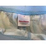 Hanna Andersson Women's Citrus Print Drawstring Waist Shorts Size Small Blue Photo 3