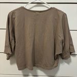 Aerie  short sleeve crochet cardigan Tan Photo 2