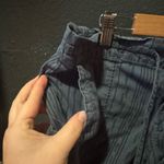 prAna  Women's Grey Blue Striped Cargo Shorts Size Medium Photo 1