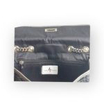 Artisan: new Alma Tonutti ✽ Tweed Turnlock Hardware Flap Bag ✽ Silver Chain ✽ Black Photo 8