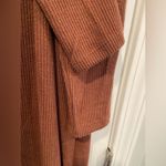 NWT Time & Tru Maternity Size L Brown Ribbed Knit Long Sleeve Maxi Dress Size L Photo 4