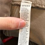 Spanx  4” Stretch Twill Shorts Women’s Size Large Taupe Brown NWT Flattering Fit Photo 2