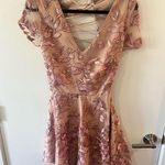Two Sisters Rose Pink Tie Back Dress Photo 0