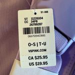 PINK - Victoria's Secret VS Pink Vinyl Zipper Belt Bag Lilac NWT Photo 7