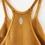 Free People [ Movement] Mustard Happiness Runs Seamless Ribbed Crop Tank Top M/L Photo 9