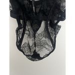 Victoria's Secret  Very Sexy Bombshell Fishnet Floral Teddy Black Size L NWT Photo 5