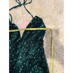 Hello Molly Green Sequin Hoco Dress By Size 6 Homecoming Cocktail NWT Photo 3