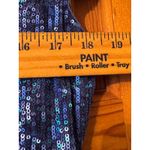 Dress the Population  Sequin Dress Ombre Blue Green Cocktail Party Dress Sparkly Photo 3