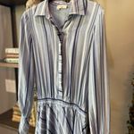 Ramy Brook Brandi Silk Dress Blue Womens Size XS Photo 8