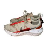 Nike  Crater Impact Light Bone Crimson Sneakers Size 9.5 Photo 3