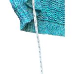 Free People  Women's Oversized Ocean Blue Chunky Cardigan Photo 5