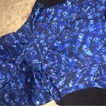Alo Yoga  blue black printed flow hoodie S athletic activewear full zip winter Photo 6