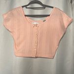 Anchor Blue  Pastel Pink Crop Top Medium Photo 6