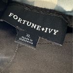 Fortune + Ivy  v-neck women's slack blouse size XL Photo 3