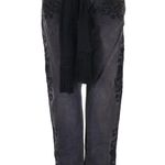 One Teaspoon Jeans 27 NWOT Von Lola Awesome Baggies Floral Sash Embroidered Photo 4