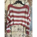 American Eagle  Striped Cropped Crewneck Sweater Womens size Small Photo 3