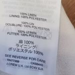 J.Crew Beige Shimmer Metallic 100% Linen Shift Dress Gold Grommets Size 8 Med M Photo 6