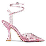 Stuart Weitzman  Glam x Curve 100 Wrap Pump in Light Pink/Cotton Candy Photo 0