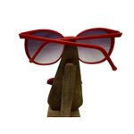 Vintage Burgundy Round Lens Horn Photo 5