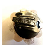 Clear vintage cluster beaded clip on earrings Photo 3