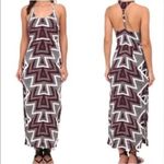 Free People  SERVES YOU RIGHT Maxi Split Aztec Bohemian Western Dress Size 0 US Photo 2