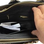 ALDO Fabyx satchel bag khaki green chunky gold chain Handbag Crossbody 8 x 6 in Photo 4