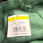 Lavish Lice Lavish Alice Wo Midi Dress Women's 14 Emerald Green Satin Cross Back Cowl Neck Photo 8