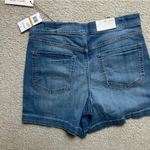 Ella Moss NWT Retro Shorts Denim Exposed Front Zip High Rise Waist Sz 29 Photo 3