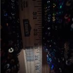 Amazing Lace  Oil Slick Sequin Tiered Babydoll Concert and Party Mini Dress XL Photo 8