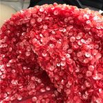 Parker Black Label Coral Sequin Embellished Cocktail Dress Photo 3