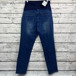 PacBreeze Maternity Jeans 🆕 Over‎ Belly Slim Stretchy Pants [Size XXL] NWT Blue Photo 2