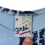 Arli Womens Blue Fish Seashells Print Maxi Dress M Puerto Vallarta Mexico Size M Photo 4