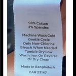 Talbots Corduroy Pants Size 16 Black High Waist Straight Leg Casual Preppy NWT Photo 5