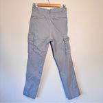 ZARA Grey Cargo Straight Leg Chino Pants Womens 30 Casual Classic Fall Photo 6