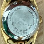 Seiko Automatic 17 Jewels Vintage Ladies Watch Gold Bracelet Dial Date Window Photo 9