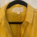 Cloth & Stone Anthropologie  Landry Buttondown gold Blouse Shirt Sz Small Photo 3