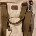 Tumi Canvas And Leather Trim Tote Bag Brown Photo 2